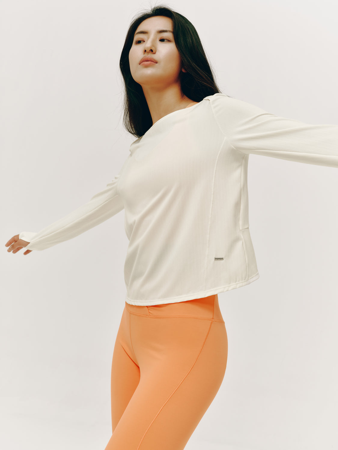Long Sleeve T Shirt Coffee