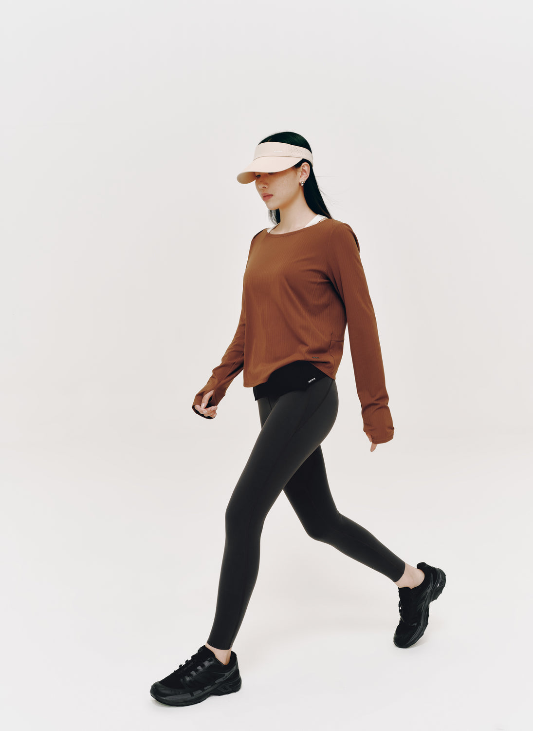 Long Sleeve T Shirt Coffee