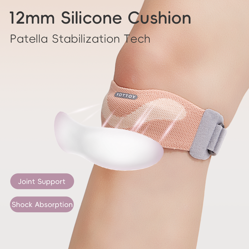 Ultra-Light 12 mm Silicone Patella Strap – Breathable Knee Support