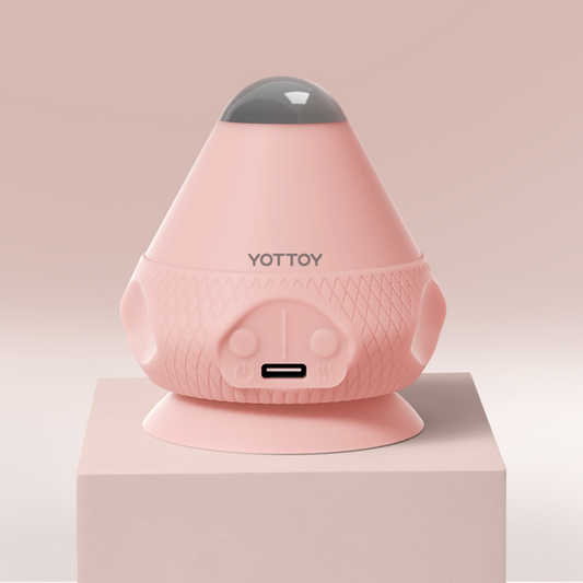 YOTTOY Heated Massage Ball w/ Suction & Dual-Speed Relief