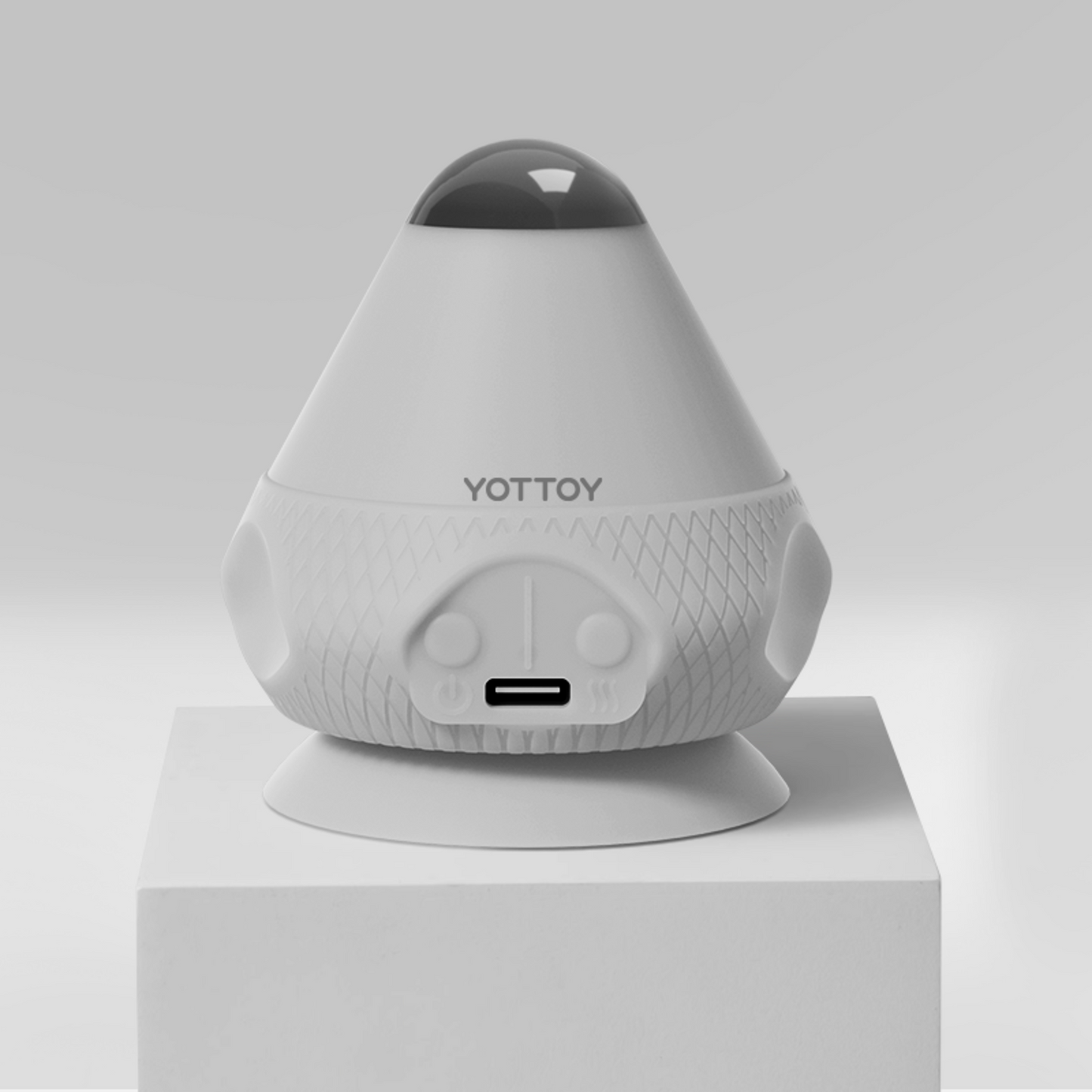YOTTOY Heated Massage Ball w/ Suction & Dual-Speed Relief